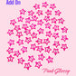 hot pink glossy hair clips star shaped. Barbiecore hair accessories