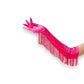 barbiecore cowgirl gloves. Hot pink satin gloves