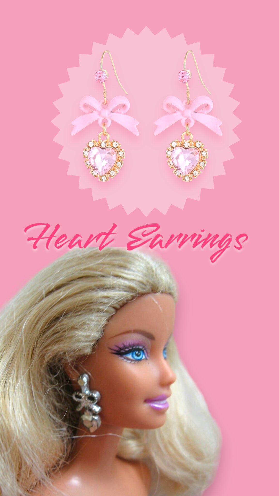 Barbie Inspired Earrings