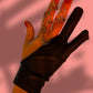 Artistic Black fingerless gloves