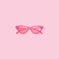 Pink plastic sunglasses- high quality tinted lense hot pink sunglasses