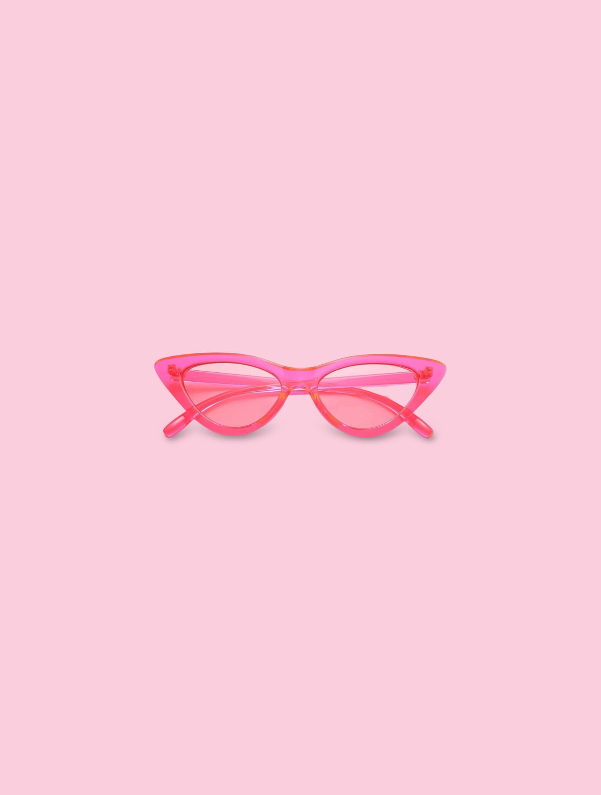 Pink plastic sunglasses- high quality tinted lense hot pink sunglasses