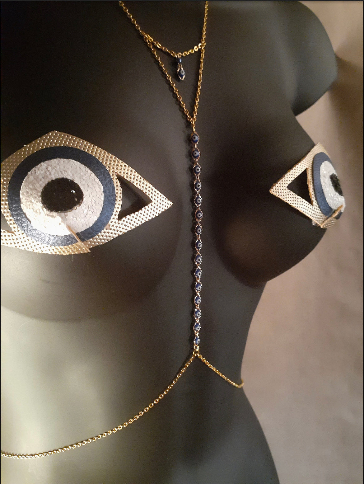 Evil eye nipple pasties