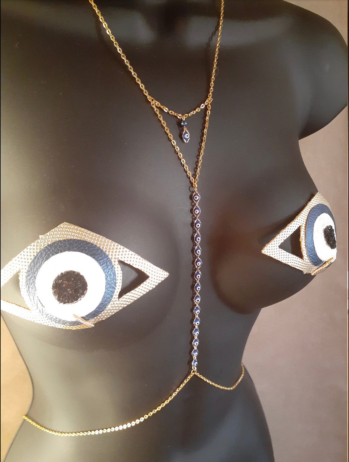 Evil eye nipple pasties