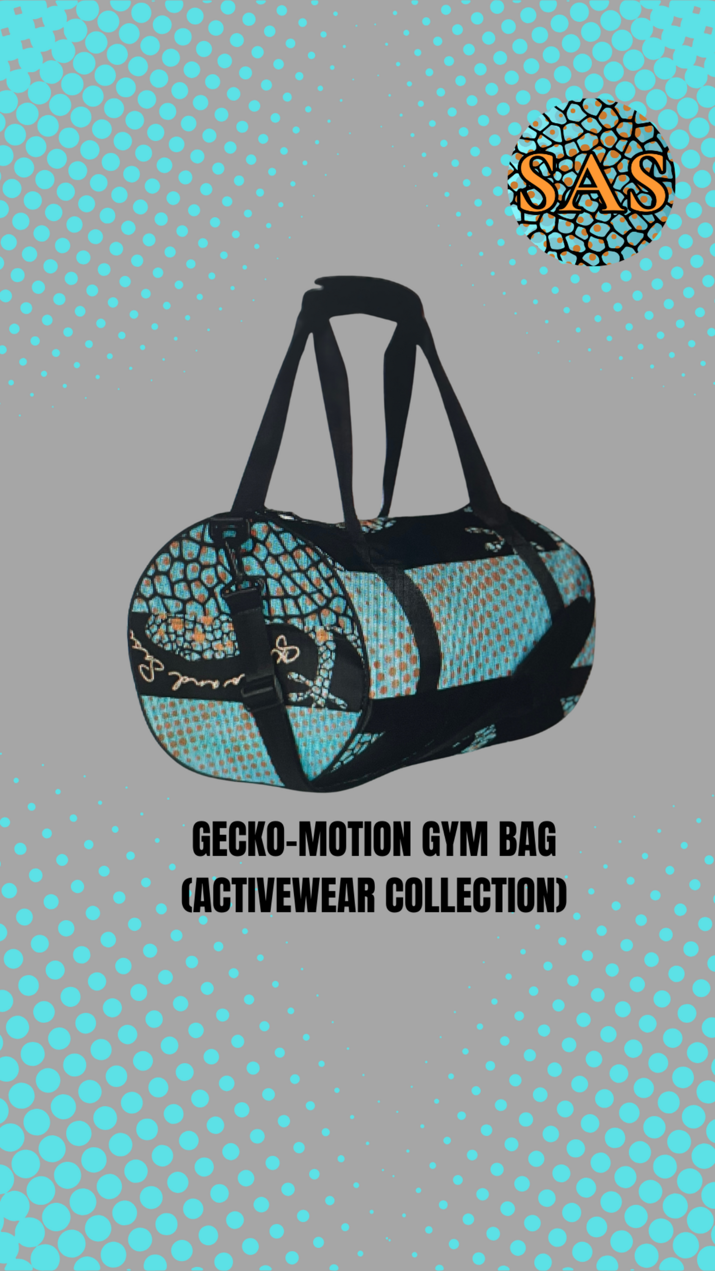 Gym Bag- Gecko Motion Activewear Collection