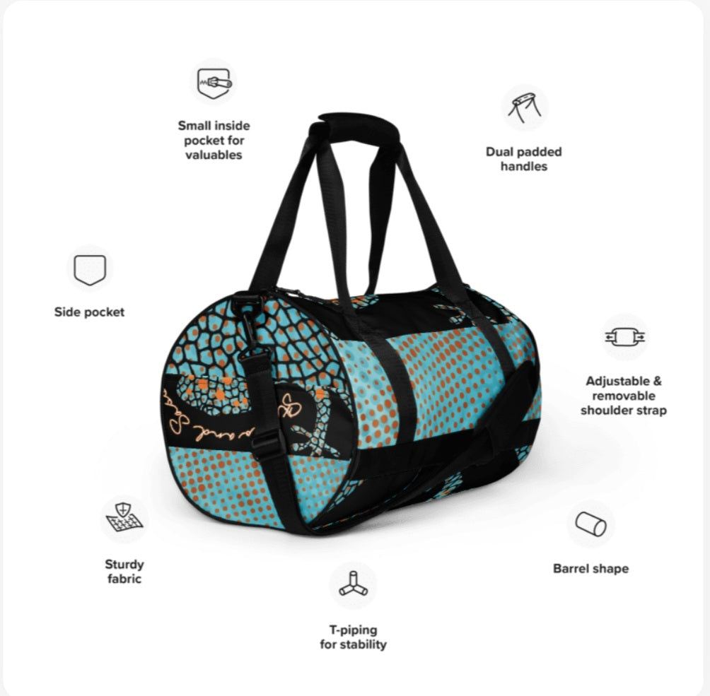 Gym Bag- Gecko Motion Activewear Collection