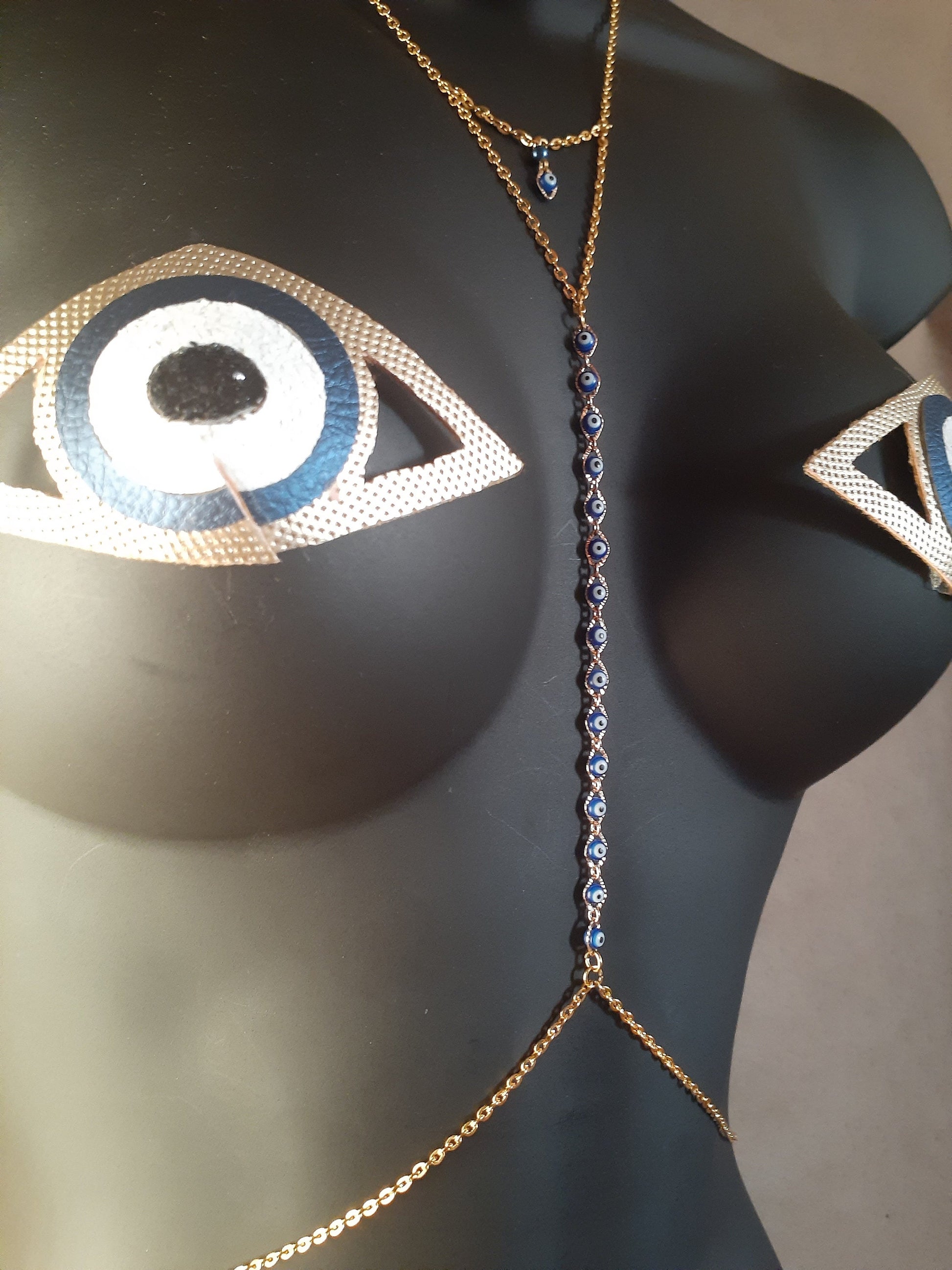 Evil eye body jewelry