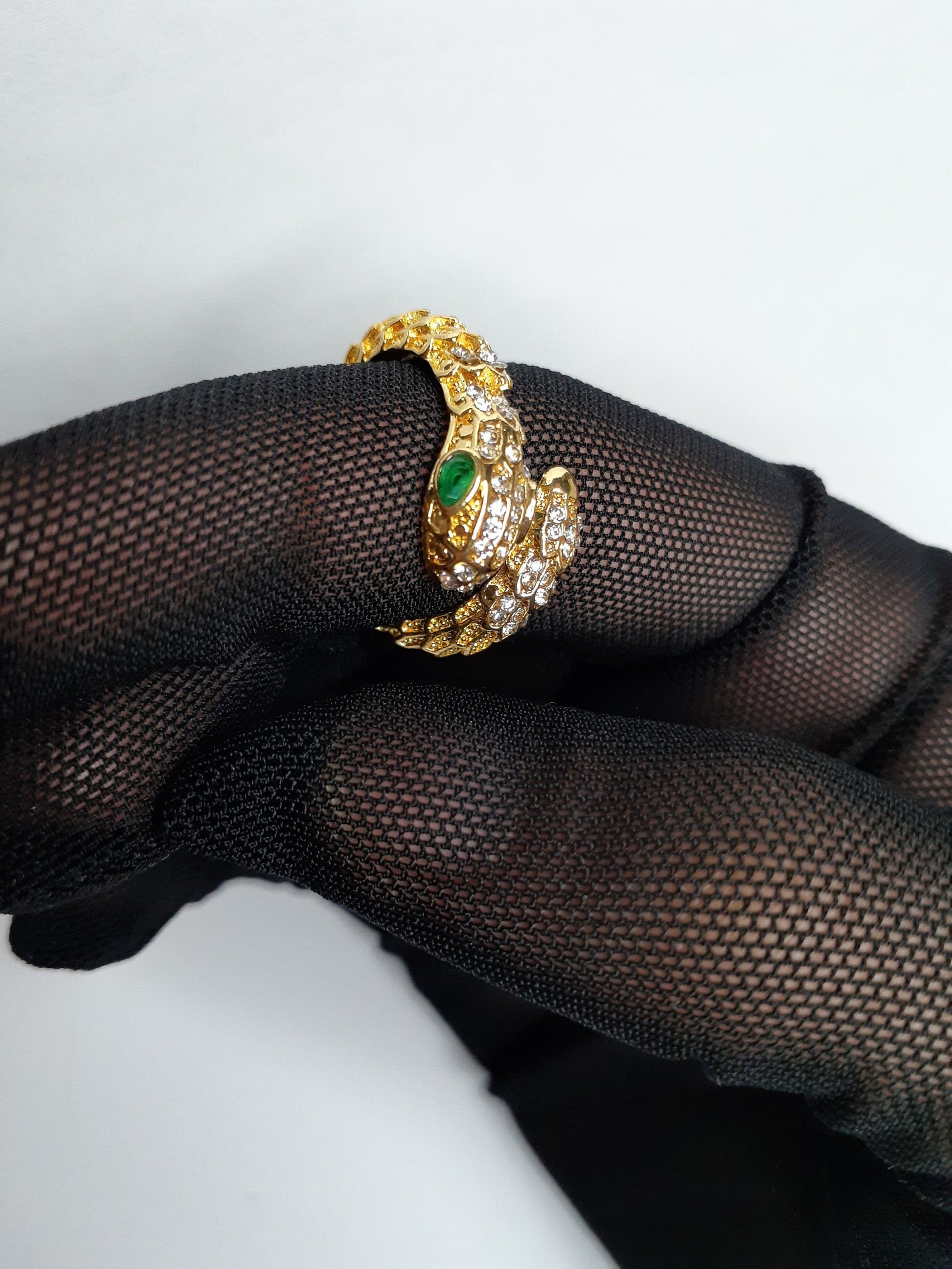 Glamorous snake ring.