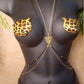 Leopard body chain