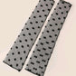 Sheer Black polka dot arm sleeves.