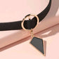 Black choker necklace for  women