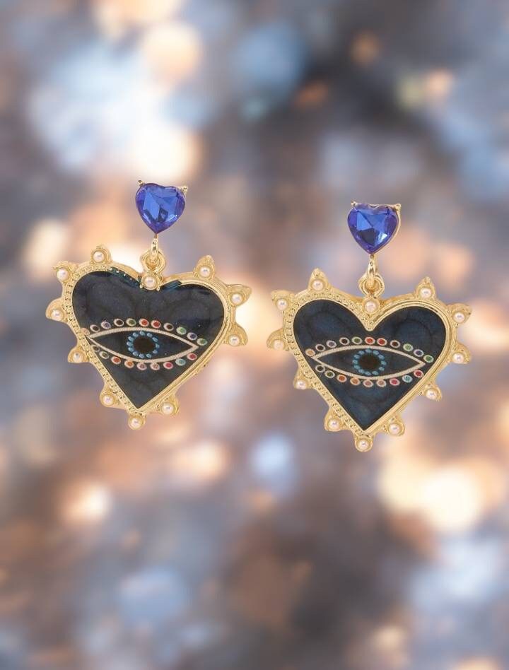protective amulet earrings