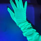 Glow in the dark mesh gloves