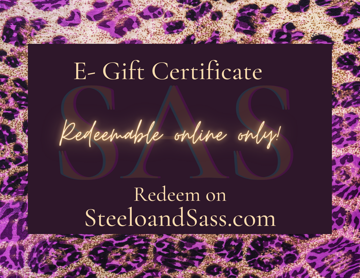 SAS E-Gift Card