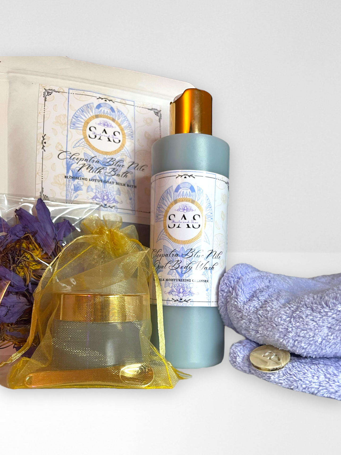 Cleopatra Blue Nile Ancient Bath Collection-Luxury Spa Gift Set