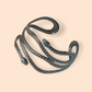 Silver snake cuff bracelet, Adjustable silver snake bracelet,Snake Cuff bangle
